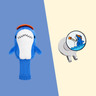 BUNDLE: Finn the Shark Headcover + Ball Marker & Magnetic Clip